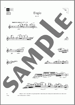 Elegie, BV 286 (Grade 7 List B1 from the ABRSM Clarinet syllabus from 2022)(Ferruccio Busoni) 楽譜 クラリネット ダウンロード