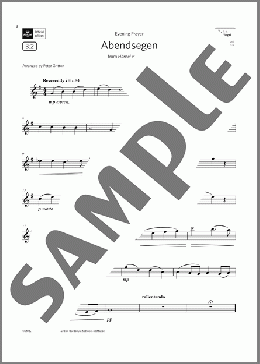 Abendsegen (from Hansel und Gretel)  (Grade 2 List B2 from the ABRSM Saxophone syllabus from 2022)(Engelbert Humperdinck) 楽譜 ソプラノサックス（ソロ） ダウンロード