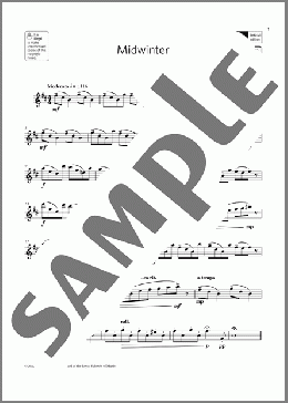 Midwinter (Grade 4 List A3 from the ABRSM Flute syllabus from 2022)(Hilary Taggart) 楽譜 フルート ダウンロード