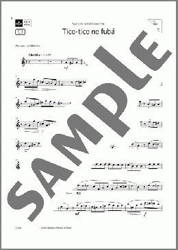 Tico-tico no fuba  (Grade 5 List C1 from the ABRSM Flute syllabus from 2022)(Zequinha de Abreu) 楽譜 フルート ダウンロード