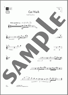Cat Walk (from Really Easy Jazzin' About) (Grade 2 List C3 from the ABRSM Flute syllabus from 2022)(Pam Wedgwood) 楽譜 フルート ダウンロード