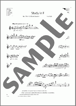 Study in F (Grade 3 List A2 from the ABRSM Flute syllabus from 2022)(Giuseppe Gariboldi) 楽譜 フルート ダウンロード