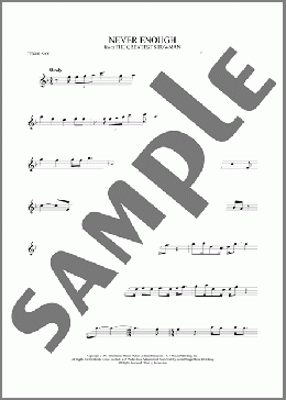 Never Enough (from The Greatest Showman)(Benj Pasek/Justin Paul/Pasek & Paul) 楽譜 テナーサックス（ソロ） ダウンロード
