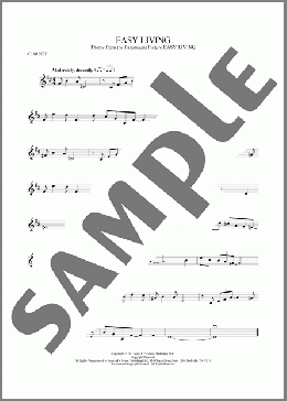 Easy Living(Billie Holiday) 楽譜 クラリネット ダウンロード