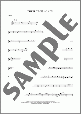 Three Times A Lady(Commodores) 楽譜 バイオリン ダウンロード