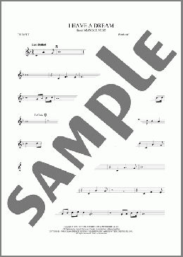 I Have A Dream(ABBA) 楽譜 トランペット（ソロ） ダウンロード