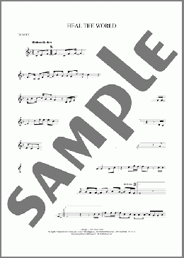 Heal The World(Michael Jackson) 楽譜 トランペット（ソロ） ダウンロード