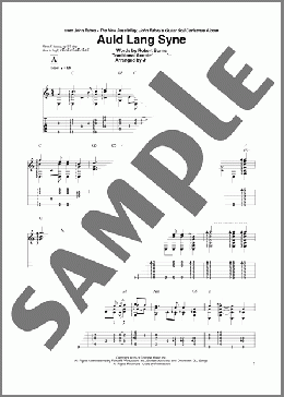 Auld Lang Syne(John Fahey) 楽譜 ギター（ソロ） ダウンロード