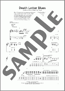 Death Letter Blues(Son House) 楽譜 その他 ダウンロード