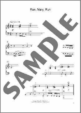Run, Mary, Run (arr. Artina McCain)(Traditional Spiritual) 楽譜 ピアノ（ソロ） ダウンロード