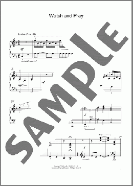 Watch And Pray (arr. Artina McCain)(African American Spiritual) 楽譜 ピアノ（ソロ） ダウンロード