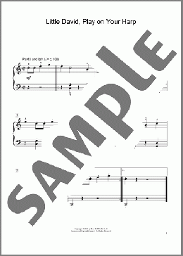 Little David, Play On Your Harp (arr. Artina McCain)(Traditional) 楽譜 ピアノ（ソロ） ダウンロード