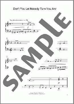 Don't You Let Nobody Turn You Around (arr. Artina McCain)(African American Spiritual) 楽譜 ピアノ（ソロ） ダウンロード