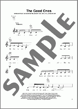 The Good Ones(Gabby Barrett) 楽譜 ウクレレ（弾き語り） ダウンロード