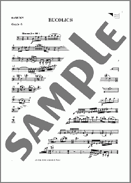 Bucolics (Grade 6 List C10 from the ABRSM Bassoon syllabus from 2022)(Arthur Wills) 楽譜 その他 ダウンロード