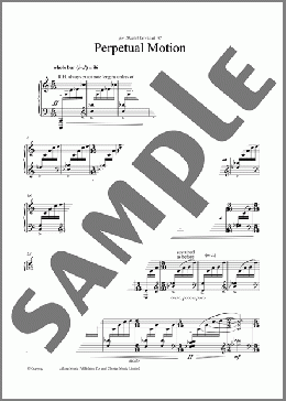 Perpetual Motion(Nico Muhly) 楽譜 ピアノ（ソロ） ダウンロード