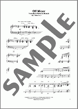 Off Minor(Bud Powell) 楽譜 ピアノ（ソロ） ダウンロード