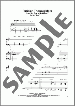 Parisian Thoroughfare(Bud Powell) 楽譜 ピアノ（ソロ） ダウンロード