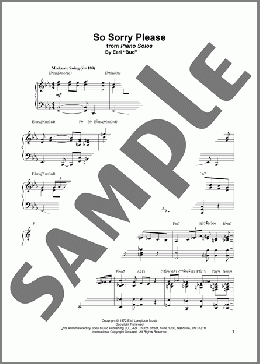So Sorry Please(Bud Powell) 楽譜 ピアノ（ソロ） ダウンロード