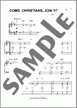 Come, Christians, Join To Sing(Christian Henry Bateman) 楽譜 ピアノ（ソロ） ダウンロード