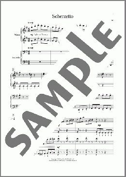 Scherzetto(Adolphe Blanc) 楽譜 ピアノ（連弾） ダウンロード
