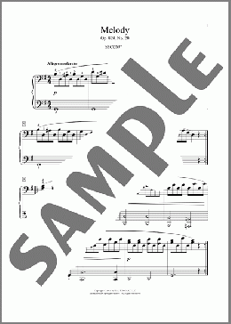 Melody, Op. 824, No. 20(Carl Czerny) 楽譜 ピアノ（連弾） ダウンロード