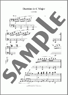 Duettino In C Major(Johann Baptist Vanhal) 楽譜 ピアノ（連弾） ダウンロード