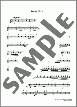 Study No.1 from Graded Music for Snare Drum, Book I(Ian Wright/Kevin Hathway/Ian Wright and Kevin Hathaway) 楽譜 その他 ダウンロード