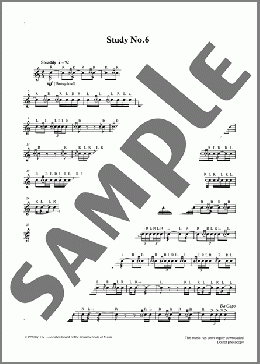 Study No.6 from Graded Music for Snare Drum, Book III(Ian Wright/Kevin Hathway/Ian Wright and Kevin Hathaway) 楽譜 その他 ダウンロード