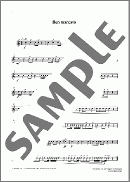 Ben marcato from Graded Music for Snare Drum, Book I(Ian Wright/Kevin Hathway/Ian Wright and Kevin Hathaway) 楽譜 その他 ダウンロード