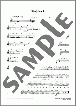 Study No.4 from Graded Music for Snare Drum, Book II(Ian Wright and Kevin Hathaway/Ian Wright/Kevin Hathway) 楽譜 その他 ダウンロード