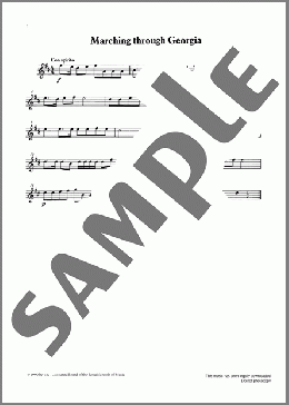 Marching through Georgia from Graded Music for Tuned Percussion, Book I(Henry Clay Work) 楽譜 その他 ダウンロード