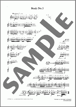 Study No.5 from Graded Music for Snare Drum, Book III(Ian Wright/Kevin Hathway/Ian Wright and Kevin Hathaway) 楽譜 その他 ダウンロード