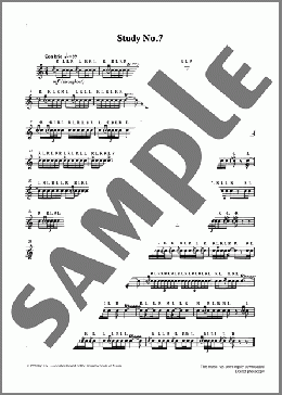 Study No.7 from Graded Music for Snare Drum, Book IV(Ian Wright/Kevin Hathway/Ian Wright and Kevin Hathaway) 楽譜 その他 ダウンロード