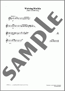 Waltzing Matilda from Graded Music for Tuned Percussion, Book I(Trad. Australian) 楽譜 その他 ダウンロード