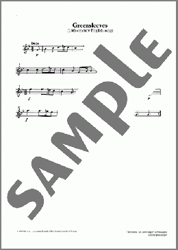 Greensleeves from Graded Music for Tuned Percussion, Book II(Trad. English) 楽譜 その他 ダウンロード