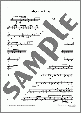 Maple Leaf Rag (score&part) from Graded Music for Tuned Percussion, Book III(Scott Joplin) 楽譜 その他 ダウンロード