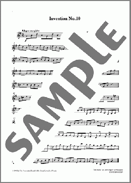 Invention No.10 from Graded Music for Tuned Percussion, Book III(J. S. Bach) 楽譜 その他 ダウンロード