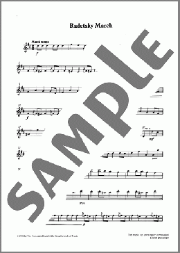 Radetsky March from Graded Music for Tuned Percussion, Book III(Johann Strauss I) 楽譜 その他 ダウンロード