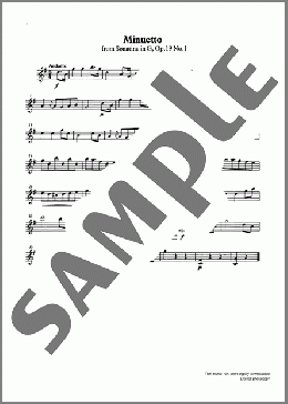 Minuetto from Graded Music for Tuned Percussion, Book II(J. L. Dussek) 楽譜 その他 ダウンロード