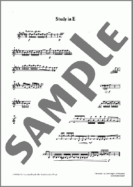 Study in E from Graded Music for Tuned Percussion, Book II(Ian Wright and Kevin Hathaway) 楽譜 その他 ダウンロード