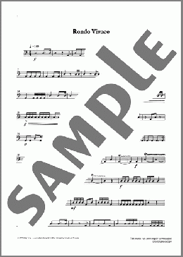 Rondo Vivace from Graded Music for Timpani, Book II(Ian Wright) 楽譜 その他 ダウンロード