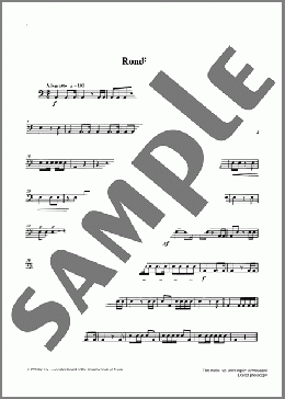 Rondino from Graded Music for Timpani, Book I(Ian Wright) 楽譜 その他 ダウンロード