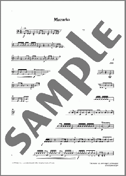 Mazurka from Graded Music for Timpani, Book II(Ian Wright) 楽譜 その他 ダウンロード