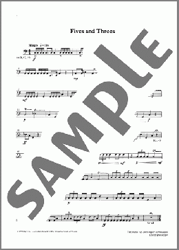 Fives and Threes from Graded Music for Timpani, Book III(Ian Wright) 楽譜 その他 ダウンロード