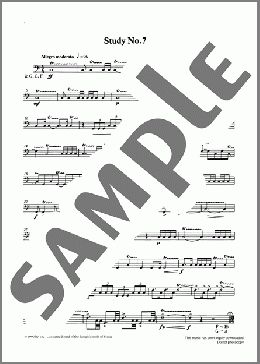 Study No.7 from Graded Music for Timpani, Book IV(Ian Wright) 楽譜 その他 ダウンロード
