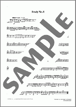 Study No.8 from Graded Music for Timpani, Book IV(Ian Wright) 楽譜 その他 ダウンロード
