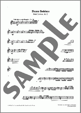 Danse Boheme from Graded Music for Tuned Percussion, Book IV(Georges Bizet) 楽譜 その他 ダウンロード
