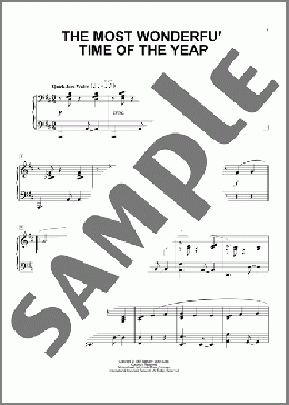 The Most Wonderful Time Of The Year (arr. Kevin Olson)(Eddie Pola) 楽譜 その他 ダウンロード
