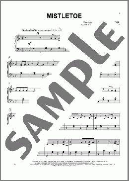 Mistletoe (arr. Kevin Olson)(Justin Bieber) 楽譜 その他 ダウンロード